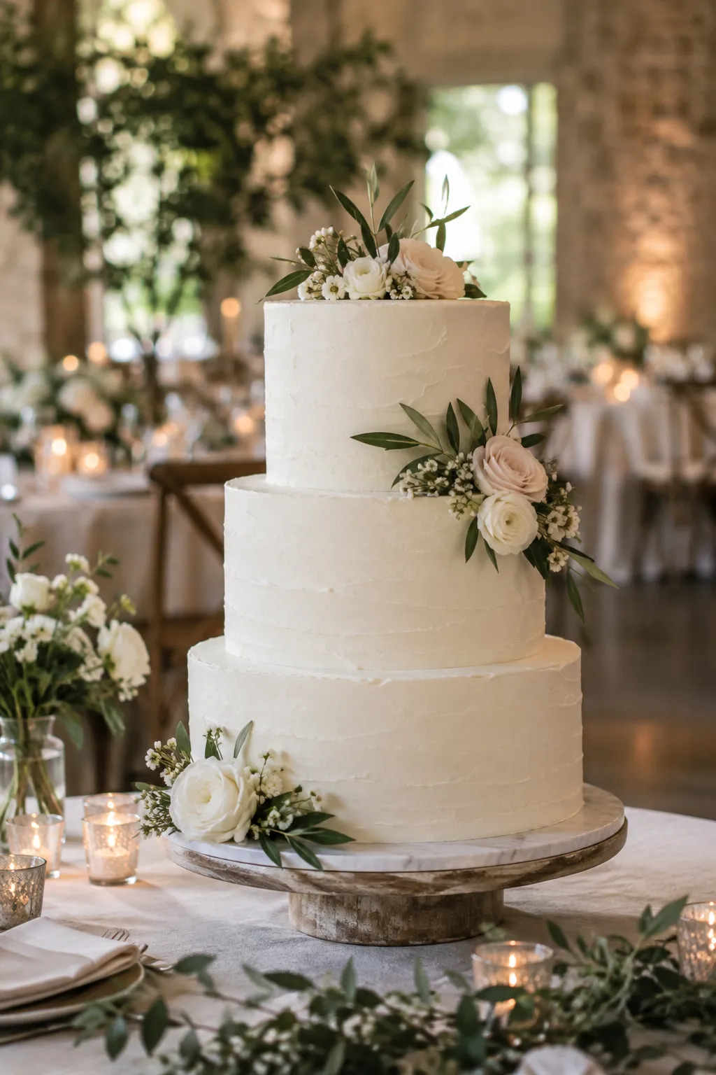 Tarta de boda de varios pisos hecha por Güerri